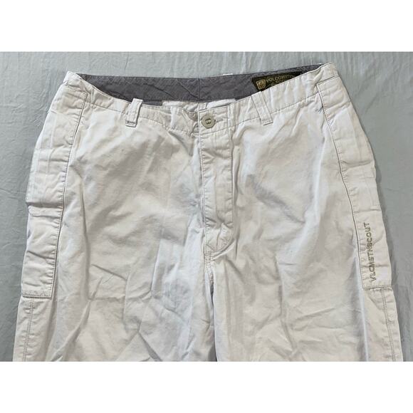 Volcom Stone Scout Vintage Zip Pocket Chino Shorts. Perfectly Faded Beige, 33. - Picture 2 of 5